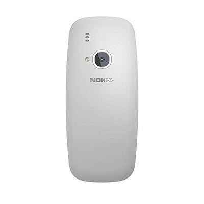 Nokia 3310 2G Unlocked Mobiltelefon (2,4 Zoll Farbdisplay, 2MP Kamera, Bluetooth, Radio, MP3 Player, Dual Sim) retro grey