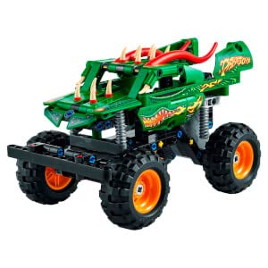 LEGO 42149 Technic Monster Jam Dragon, Monster Truck-Spielzeug für Jungen und Mädchen, 2in1-Rennwagen für Offroad-Stunts und als Geschenk für Kinder
