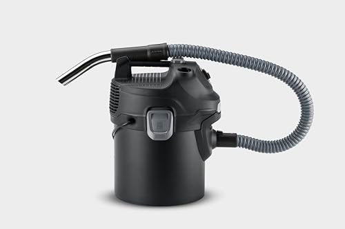 Kärcher AD 2 Aschesauger und Trockensauger perfekt für die Kaminreinigung und Pelletofen Reinigung (mit Filterreinigung, 14-Liter-Metallbehälter, Reinigung ohne Schmutzkontakt), Schwarz