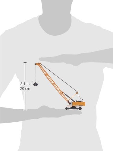 siku 1891, Seilbagger, 1:87, Metall/Kunststoff, Gelb, Öffenbare Schaufel, Inkl. drehbare Seilwinde