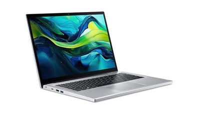 Acer Aspire 3 Spin (A3SP14-31PT-C31L) Convertible Notebook | 14" WUXGA IPS Touch-Display | Intel N100 | 4 GB RAM | 128 GB SSD | Intel UHD Grafik | Windows 11 | QWERTZ Tastatur | Silber