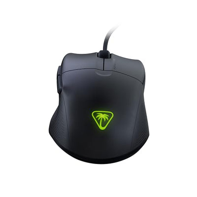 Turtle Beach Pure SEL – Ultraleichte, ergonomische RGB-Gaming-Maus, optischer 8K DPI-Sensor, mechanische Schalter, PTFE-Gleitelemente, RGB-Beleuchtung - Schwarz