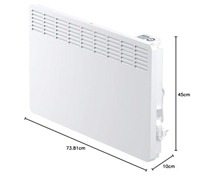 STIEBEL ELTRON Wandkonvektor CNS 200 TREND, 2 kW für ca. 25 m², LC-Display, Wochentimer, Elektroheizung energiesparend, Weiß, 236528