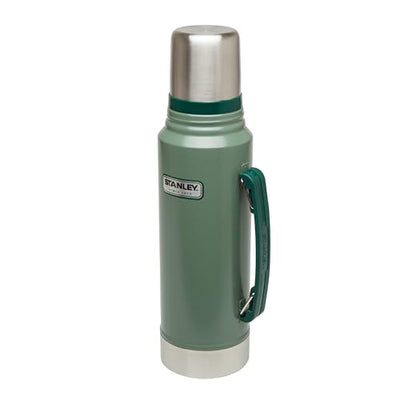 Stanley Classic Legendary Thermoskanne 1L - Hält 24 Stunden Heiß oder Kalt - Spülmaschinenfest - Auslaufsicherer Deckel dient als Becher - Isolierflasche BPA Frei - Edelstahl Thermosflasche