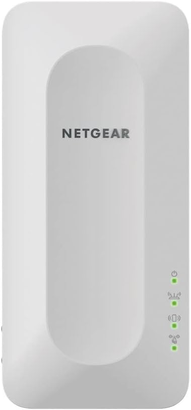 NETGEAR Nighthawk EAX15 WiFi 6 WLAN Mesh Repeater AX1800 (WLAN Verstärker bis zu 100 m² & 20 Geräte, Dual-Band Wifi Geschwindigkeit bis 1800 MBit/s, 100% abwärtskompatibel, Smart Roaming)