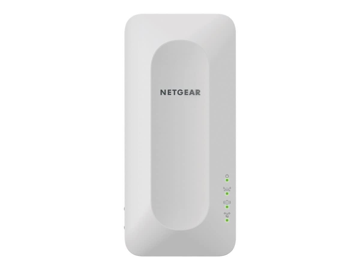 NETGEAR Nighthawk EAX15 WiFi 6 WLAN Mesh Repeater AX1800 (WLAN Verstärker bis zu 100 m² & 20 Geräte, Dual-Band Wifi Geschwindigkeit bis 1800 MBit/s, 100% abwärtskompatibel, Smart Roaming)