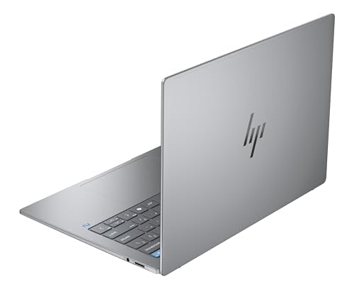 HP OmniBook X Next Gen AI Laptop | Qualcomm Snapdragon X Elite X1E-78-100 (12C) mit dedizierte NPU für KI | 45 NPU TOPS | Copilot+ PC | 14" 2,2K Touchscreen | 16 GB RAM | 1TB SSD | Win11 | Silber