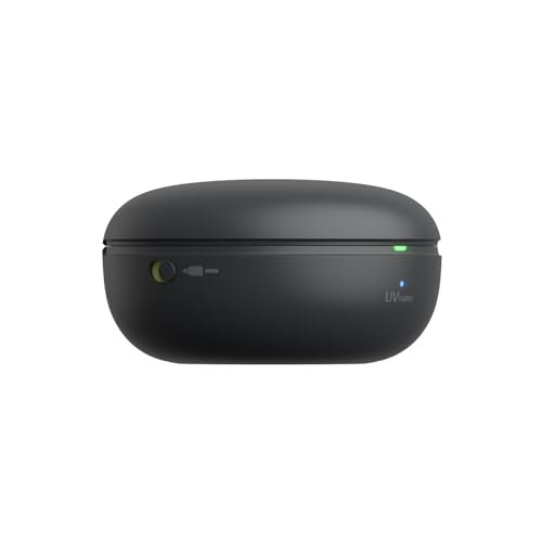 LG TONE Free DT90Q In-Ear Bluetooth Kopfhörer mit Dolby Atmos-Sound, MERIDIAN-Technologie, ANC (Active Noise Cancellation), Uvnano & IPX4-Spritzwasserschutz - Schwarz