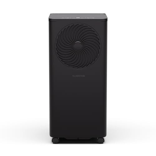 Klarstein Mobile Klimaanlage mit Abluftschlauch, 7000 BTU - praktischer Luftentfeuchter, Ventilator & Kühler in einem, inklusive Kit - ideal für Räume bis 25 qm