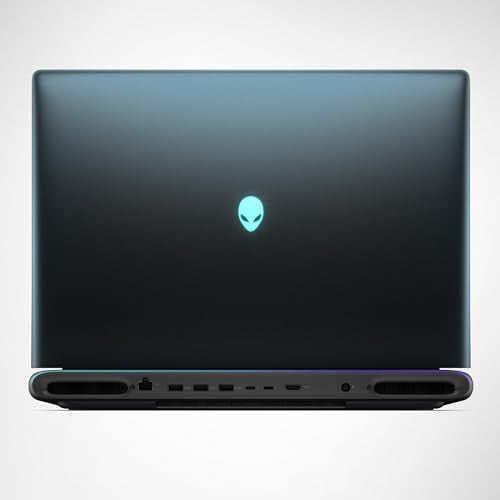 Alienware 18 Area-51 Gaming Laptop 18 Inch QHD+ 300Hz G-Sync, Intel Core Ultra 9 275HX, NVIDIA GeForce RTX 5080, 32GB DDR5 RAM, 2TB SSD, Windows 11 Home, Cryo-tech, AlienFX RGB QWERTZ - Liquid Teal