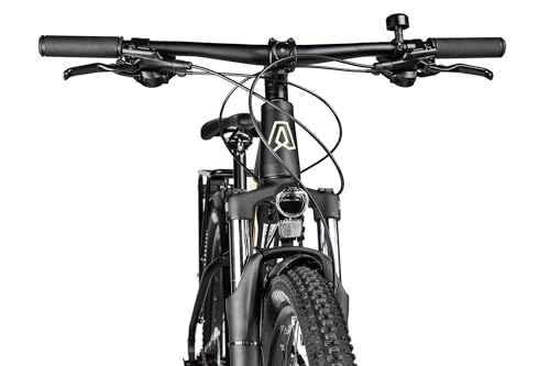 Axess MEEA DX ATB | Damen-Mountainbike | MTB-Hardtail | 16-Gang Schaltung | hydraulische Scheibenbremsen | Straßenausstattung, Farbe:matt Black, Rahmengröße:16 Zoll