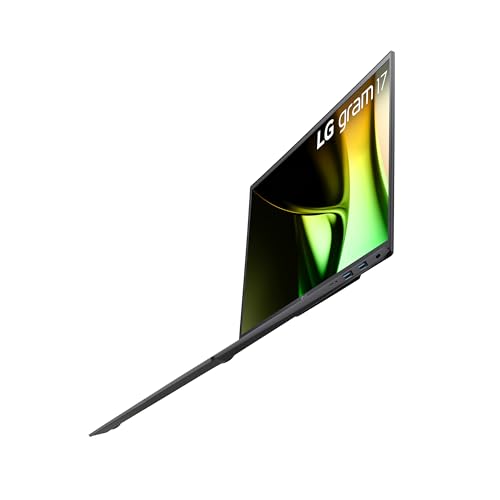 LG 2024 gram 17 Zoll Notebook - 1350g Intel Core Ultra7 Laptop (16GB RAM, 1TB Dual SSD, 21,5h Akkulaufzeit, IPS Panel Anti-Glare Display, Win 11 Home) - Grau