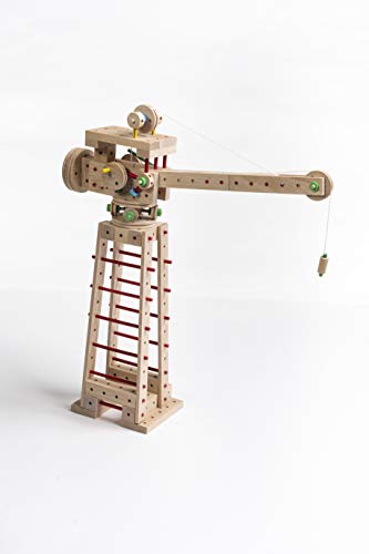 Matador 11318 E318 Baukasten, ab 5 Jahren, holzfarben, bunt