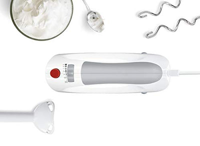 Bosch Hausgeräte MFQ3540 Handrührer, Grau, Weiß, 7,7 cm l x 20,1 cm w x 14,1 cm h