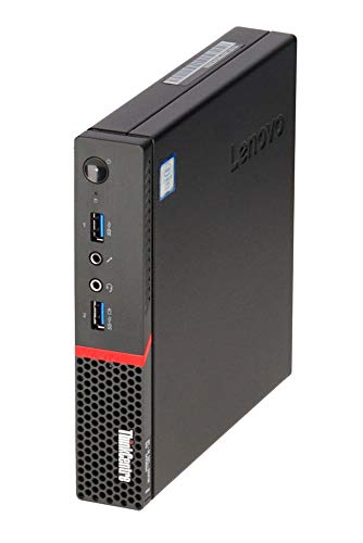 Lenovo ThinkCentre M910q Tiny USDT Intel Quad Core i5 256GB SSD Festplatte 8GB Speicher Windows 11 Pro inkl. W-LAN Business Desktop Computer Mini PC (Generalüberholt)