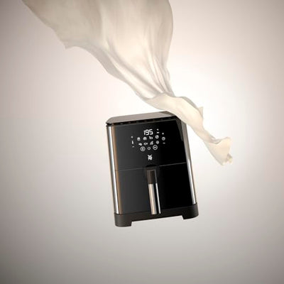 WMF Multi Taste Heißluftfritteuse, Airfryer, 1550 W, 4,6l für 2-4 Personen, gesundes Frittieren, Dörren, Grillen, Heissluftfriteuse mit 8 Programmen, 4,6 LIter Air Fryer, schwarz