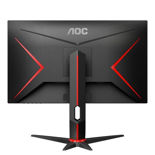 AOC Gaming 27G2SP - 27 Zoll FHD Monitor, 165 Hz, 1 ms, FreeSync Premium (1920x1080, VGA, HDMI, DisplayPort) schwarz/rot