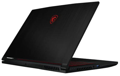MSI Thin GF63 Gaming Notebook | 39,6 cm (15,6 Zoll) Full-HD 144 Hz | Intel Core i5-12450H | 16GB RAM | 512GB SSD | RTX 4050 6 GB | Windows 11 Home | QWERTZ Tastatur | Schwarz | 12VE-087