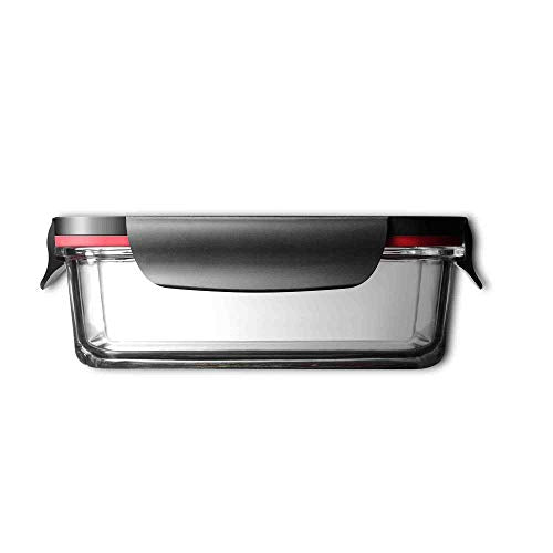 Silit Storio Vorratsdose-Set 3-teilig, Glas, Vorratsglas, luftdichter Aroma-Deckel, Frischhaltedosen zum Vorbereiten, Aufbewahren und Servieren