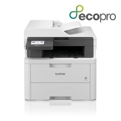 Brother MFC-L3740CDWE EcoPro- Kompaktes 4-in-1 Farb-LED Multifunktionsgerät mit WLAN/LAN, ADF und Duplexdruck
