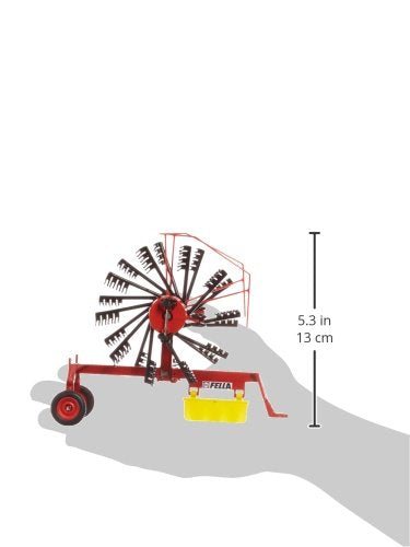 siku 2451, Fella Schwader, 1:32, Metall/Kunststoff, Rot, Bewegliche und abklappbare Kreisel