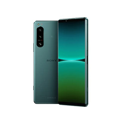 Sony Xperia 5 IV - Smartphone Android, Téléphone Portable Ecran 6.1 Pouces 21:9 Wide HDR OLED - Taux de rafraichissement de 120Hz - Triple Objectif (avec Un revêtement ZEISS T*) - 8Go RAM (Vert)