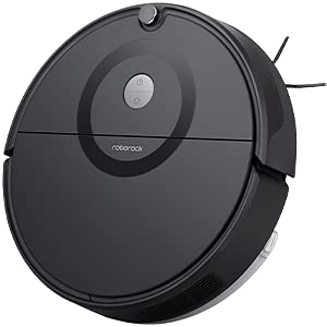 Roborock E5 Saug- und Wischroboter mit Fernbedienung & App-/Sprachsteuerung (2500Pa Saugleistung, 200min Akkulaufzeit, 640ml Staubbehälter, 180ml Wassertank, Gyroskopen-Sensoren-Routensystem) Schwarz