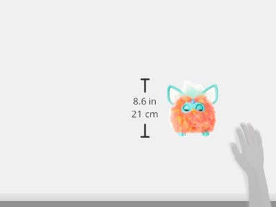 Furby Korallenroter Plüsch, interaktiv – Französische Version (Die Verpackung kann variieren)