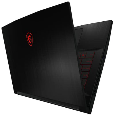 MSI Thin GF63 Gaming Notebook | 39,6 cm (15,6 Zoll) Full-HD 144 Hz | Intel Core i5-12450H | 16GB RAM | 512GB SSD | RTX 4050 6 GB | Windows 11 Home | QWERTZ Tastatur | Schwarz | 12VE-087