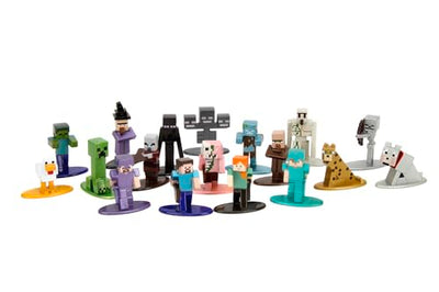 Jada Toys Minecraft Figuren-Set Welle 12-18 Metall Sammelfiguren Jungen (je 4 cm) - Spielfiguren Kinder ab 3 Jahren - 253265013