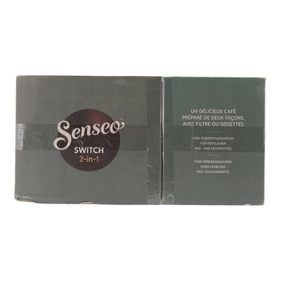 Philips Senseo Switch Pad- und Filterkaffeemaschine, 2-in-1-Brühtechnologie, 1-Liter-Wasserbehälter, 7 Tassen in einem Durchgang, Weiß (HD6592/04)