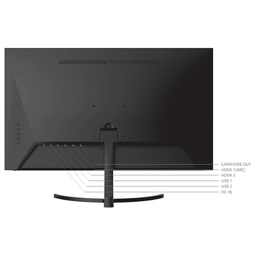SMART TECH Smart Monitor 24 Zoll (60cm), FHD Monitor Android (Bluetooth, Monitor mit Lautsprechern, rahmenloses, Netflix, YouTube, Prime Video, Google Play, DAZN, Disney+) Klein mit WLAN