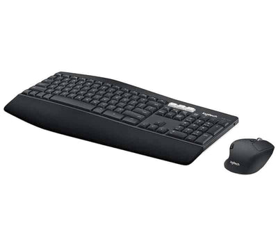Logitech MK850 Performance Kabelloses Tastatur-Maus-Set, Bluetooth & 2.4 GHz Verbindung via USB-Empfänger, Multi-Device, 24 bis 36-Monate Akkuleistung, Handballenauflage, Int'l QWERTY-Layout - Schwarz