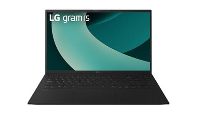 2025 LG gram Notebook 15 Zoll Laptop - AMD Ryzen AI 7 350 (16GB RAM, 512 GB Dual SSD, AMD Radeon 860M Graphics, Windows 11 Home, Bluetooth 5.3, Thunderbold 4) - Schwarz