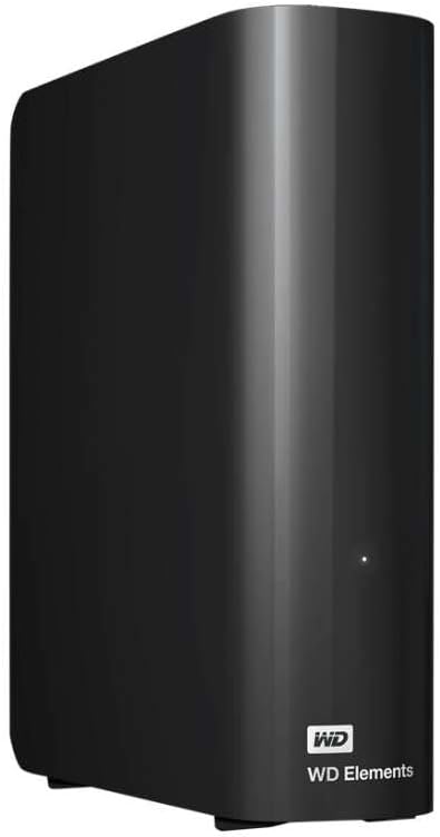 WD Elements Desktop-Speicher 4 TB (Desktop-Speicher USB 3.0-kompatibel, Zusatzspeicher für Fotos, Musik, Videos und alle anderen Dateien, stoßfest) Schwarz