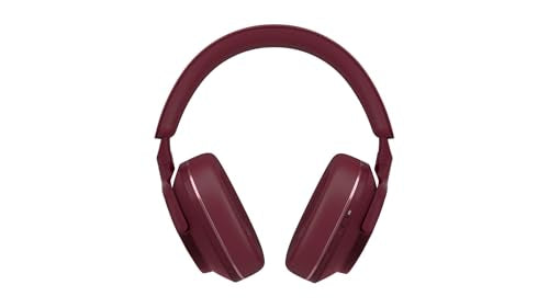 Bowers & Wilkins PX7 S2e Over-Ear-Kopfhörer mit Geräuschunterdrückung, kabellos, Qualcomm aptX™ Adaptive und Schnellladung, 30 Stunden Wiedergabe, sechs integriertes Mikrofon - Rubinrot