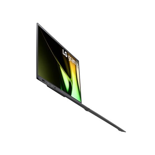 2024 LG gram 16 Zoll Notebook - 1199g Intel Core Ultra7 Laptop (32GB RAM, 2TB Dual SSD, 24h Akkulaufzeit, IPS Panel Anti-Glare Display, Win 11 Home) - Grau