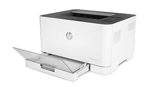 HP Color Laser 150nw Farb-Laserdrucker (Drucker, USB, LAN, WLAN),weiß-grau