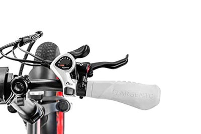 Argento Mini Max GT 250W Motor 615WH Klappbar E-Fahrrad, 20-Zoll Rad Größe, Rot/Schwarz