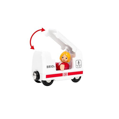 BRIO World 33940 Deutsche Bahn Ice Set - Eisenbahn-Set mit Schienen, Bahnhof und Zug im Stil der DB - Empfohlen ab 3 Jahren