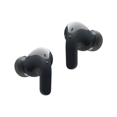 LG TONE Free DT90Q In-Ear Bluetooth Kopfhörer mit Dolby Atmos-Sound, MERIDIAN-Technologie, ANC (Active Noise Cancellation), Uvnano & IPX4-Spritzwasserschutz - Schwarz
