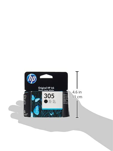 HP 305 (3YM61AE) Original Druckerpatrone Schwarz für HP DeskJet 27xx, 41xx, HP ENVY 60xx, 64xx