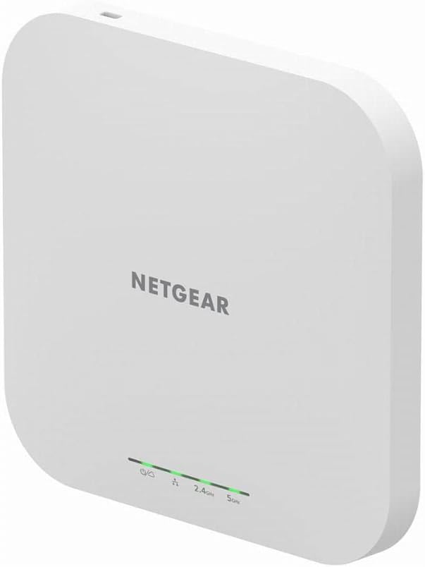 NETGEAR WAX610 WLAN Access Point PoE WiFi 6 (AX1800 Speed Dual-Band Mesh, WPA3, 802.11ax, 2.5G LAN, Lokales oder Insight Remote Management, PoE+ powered - Netzteil optional)