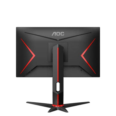 AOC Gaming 24G2SP - 24 Zoll FHD Monitor, 165 Hz, 1 ms, FreeSync Premium (1920x1080, VGA, HDMI, DisplayPort) schwarz/rot