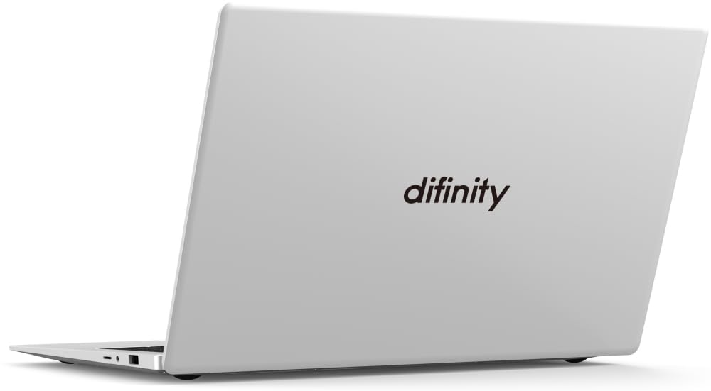 difinity Celeron Quad Core SSD (15,6 Zoll FullHD) lautloses Notebook (Celeron N3450 4x2.20 GHz, 8GB DDR4, 256 GB SSD, USB 3.0, HD Graphics 500, LAN, m-HDMI, Windows 11, MS Office) #8027