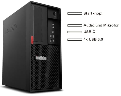 Lenovo ThinkStation P330 Silent Business Office Multimedia Computer mit 3 Jahren Garantie! | Intel Core i5 8500 6x4.1 GHz | 32 GB DDR4 | 1 TB SSD | WLAN | USB 3.0 | Windows 11 Prof. | MS Office | 7673