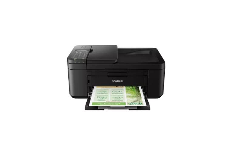 Canon Farbtintenstrahldrucker PIXMA TR4650 Multifunktionsgerät DIN A4 (Scanner, Kopierer, Drucker, Fax, 4800 x 1200 DPI, LCD, WLAN, USB, Apple AirPrint, PIXMA Cloud Link, ADF Duplexdruck) schwarz