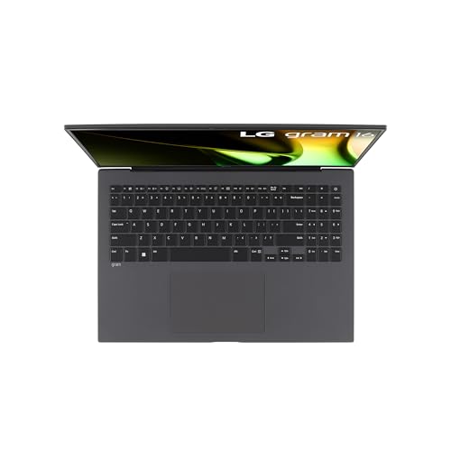 2024 LG gram 16 Zoll Notebook - 1199g Intel Core Ultra7 Laptop (32GB RAM, 2TB Dual SSD, 24h Akkulaufzeit, IPS Panel Anti-Glare Display, Win 11 Home) - Grau