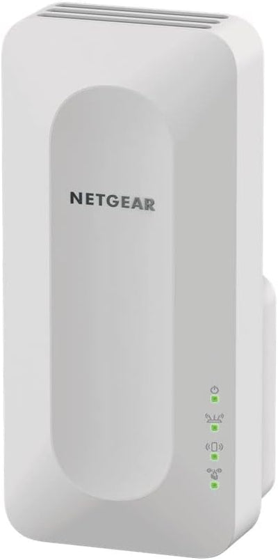 NETGEAR Nighthawk EAX15 WiFi 6 WLAN Mesh Repeater AX1800 (WLAN Verstärker bis zu 100 m² & 20 Geräte, Dual-Band Wifi Geschwindigkeit bis 1800 MBit/s, 100% abwärtskompatibel, Smart Roaming)