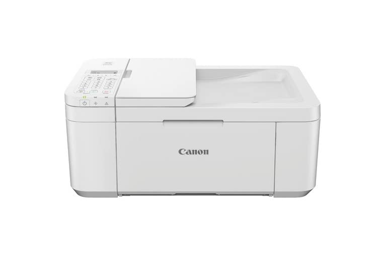 Canon Farbtintenstrahldrucker PIXMA TR4651 Multifunktionsgerät DIN A4 (Scanner, Kopierer, Drucker, Fax, 4800 x 1200 DPI, LCD, WLAN, USB, Apple AirPrint, PIXMA Cloud Link, ADF Duplexdruck) weiß
